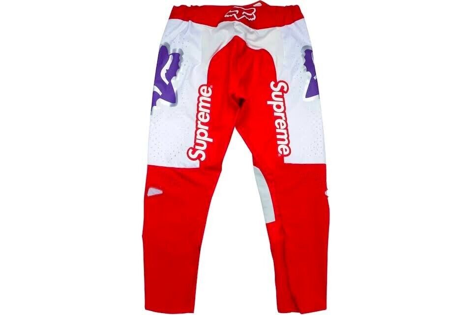 Supreme x Fox Racing Moto Pant Red Medium New NWT