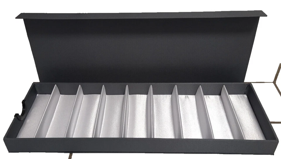 2 x Aufbewahrungsbox Staubschutz für Brillen, Uhren und Schmuck 9 Fächer Neu - Bild 2 von 4