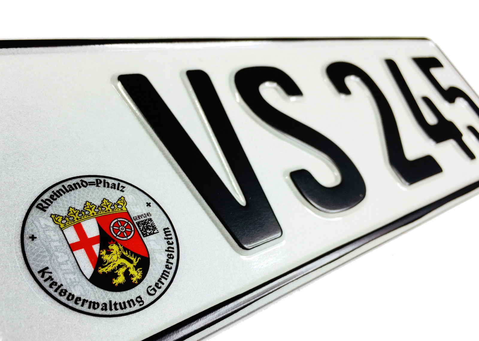 Germersheim Front German License Plate (GER) by Z Plates with Unique