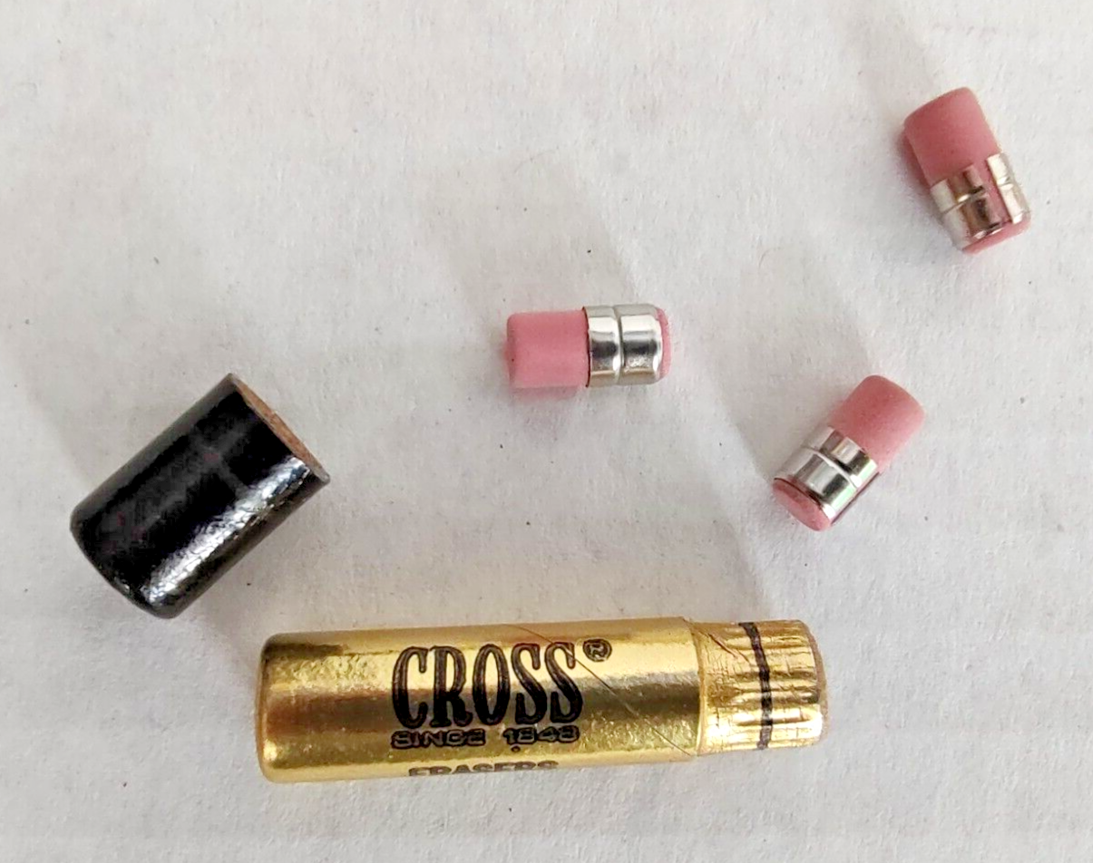 NOS Cross Mechanical Pencil Erasers One1 Dozen12Tubes {3 each tube