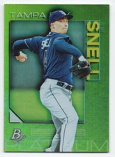 Blake Snell 2020 Bowman Platinum Green Parallel Insert #61