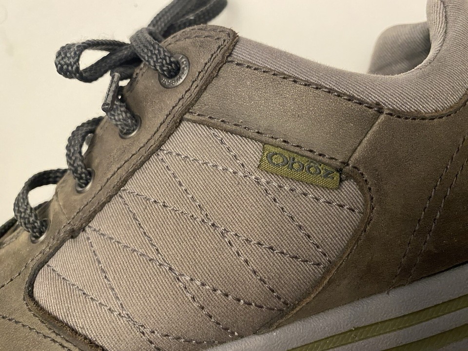 Oboz OFit Men's Size 9 Olive Mendenhall Low shoes boots hiking trail