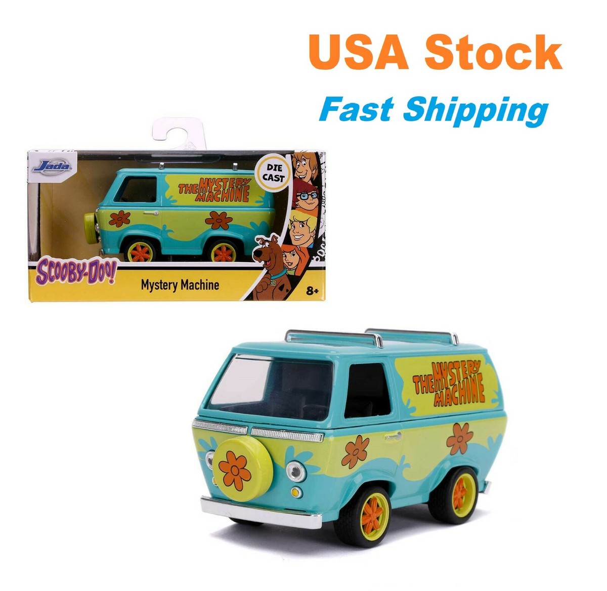 Hollywood Rides, The Mystery Machine Scooby Doo, Jada Diecast Toy