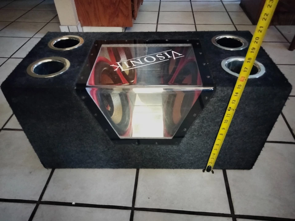 Visonik 2 600w doble subwoofers caja recogida local solamente Foto 2 de 4
