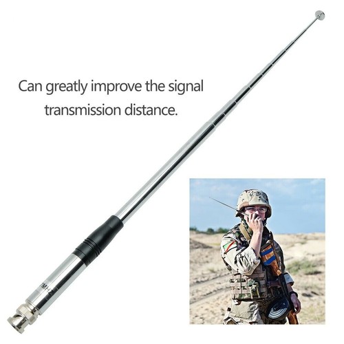 9"-51" 27MHz BNC Telescopic Antenna For Handheld/Portable CB Walkie Talkie - Picture 6 of 10