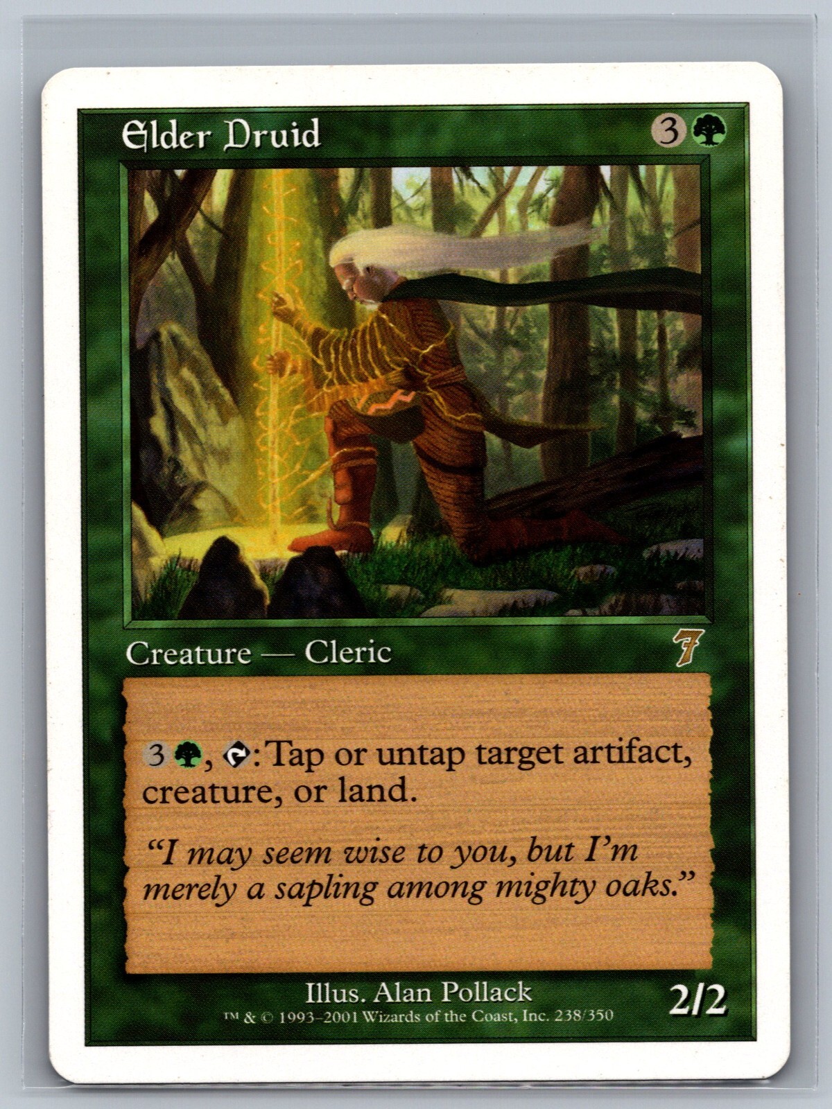 Magic The Gathering 7th Edition Elder Druid #238/350 MTG TCG CCG Seventh