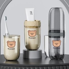 3 in 1 Travel Wash Cup Large Capacity Toothpa...