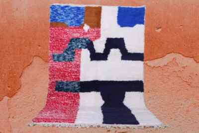 Beni Ourain Custom Moroccan Handmade Rug Wool Rug Beni Ourain Style rug