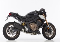 Shark DSX-10 Auspuff Komplettanlage Schwarz Passend FüR Honda CBR650R 2019-2020