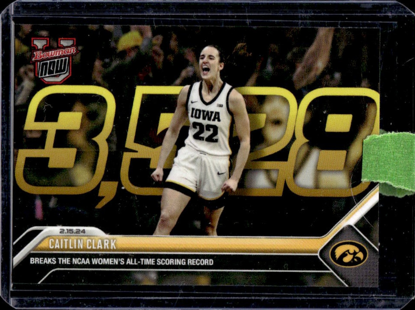 2023-24 Bowman U Now Caitlin Clark Prospect #49 Hawkeyes
