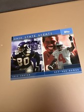 2001 Topps Combos #TC5 Cris Carter / Ken-Yon Rambo Vikings / Ohio State