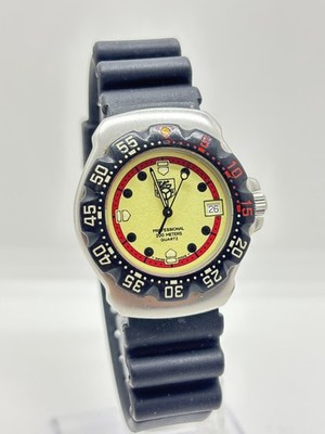 Tag heuer WA1211 フォーミュラ1 371.508 Near Mint] TAG Heuer Formula 1 WA1211 Cream Dial Date 200m Quartz