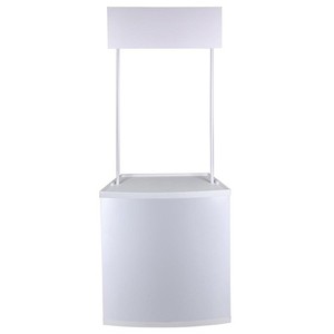 InstaHibit Plastic Promotion Counter Trade Show Display Demo Table Booth Stand