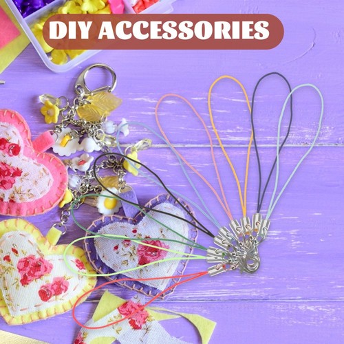 100 Pcs Lobster Buckle Phone Strap Charm Cute Cell Charms Lanyard - 第 6/12 張圖片