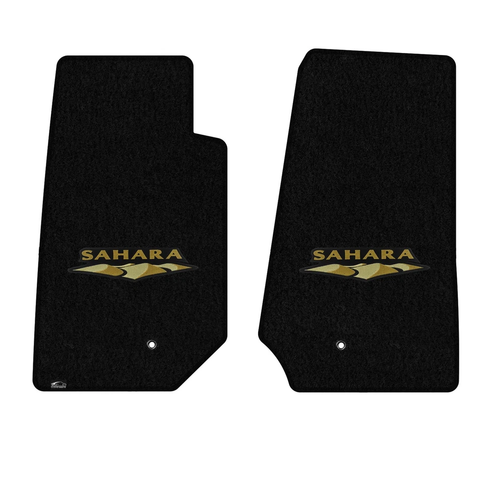 Lloyd Mats 2PC Set for 2007-2013 Jeep Wrangler JK 4-Door, Black Foto 2 de 4