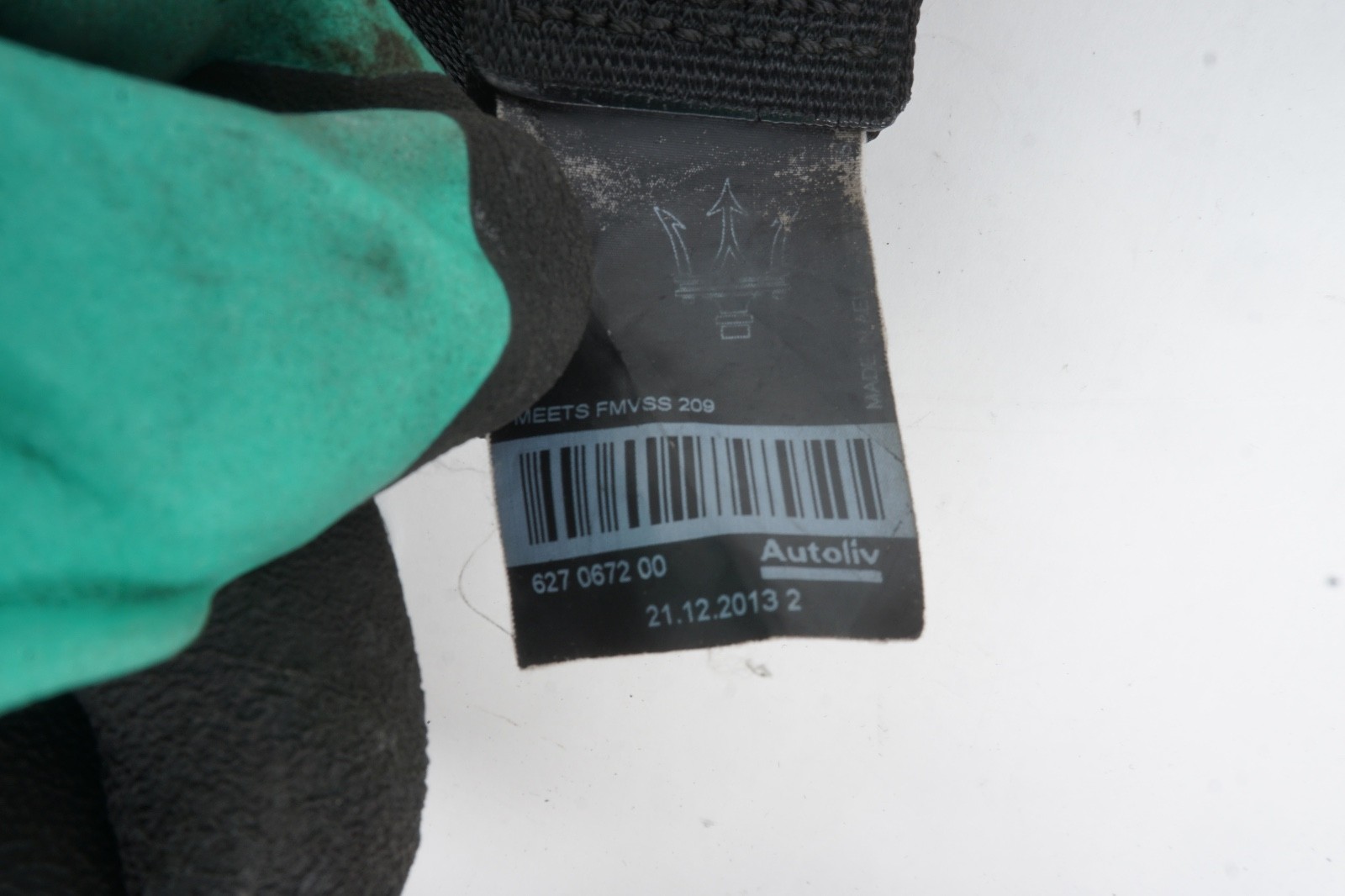 2014 - 2020 Maserati Ghibli Front Right Seat Belt Retractor OEM