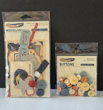 October Afternoon 2011 ROCKET AGE Miscellany Buttons embellishments RARE