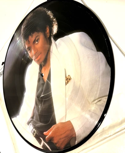 Michael Jackson Thriller Picture Disc Record Excellent Vinyl Album Lp 1983 Epic