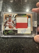 2024 Panini One And One FRACTAL Jabari Smith Jr. On-Card Auto /25 RPA SSP 🔥