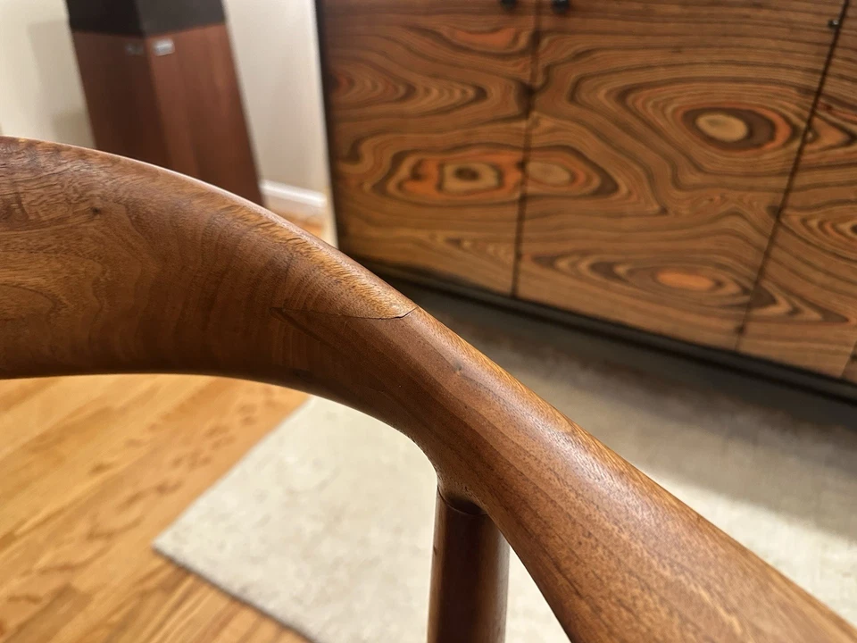 Vintage Hans Wegner "The Chair" Teak JH 501 Armchair - Mid-Century Modern - Image 4 of 4