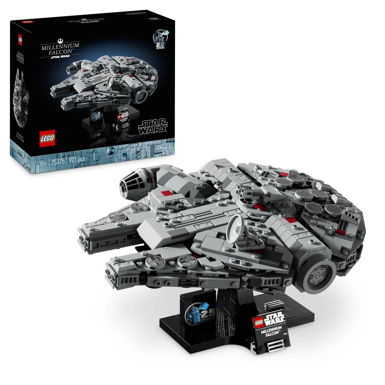 LEGO Star Wars Millennium Falcon 25th Anniversary Set for Adults, Collectible A N