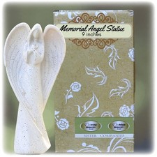 Angel Statue Sympathy Gift, Memorial Figurine for Healing and Comfort, Bereav...
