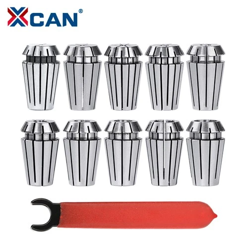ER16 Collet Set 1-10mm Spring Chuck for CNC Router Milling Lathe 10pcs