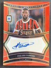 Fikayo Tomori 2024-25 Panini Select Serie A Signatures Red Auto #SS-FT