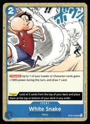White Snake 059/239 Wings of the Captain Uncommon One Piece TCG