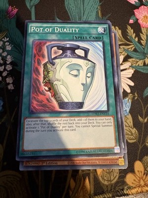 Yugioh Pot of Duality LDK2-ENY34 Legendary Decks II Unlimited
