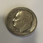 1946 D Roosevelt Dime 10c - Denver 90% US Silver Coin