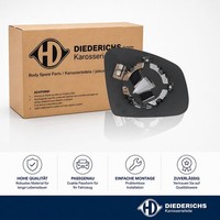 Spiegelglas Aussenspiegel Links Diederichs 4483127 FÜR Renault Smart