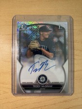 2023 Bowman Draft Chrome Prospect HTA Choice Refractor /150 Teddy McGraw Auto