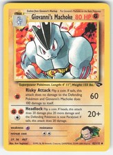 Giovanni's Machoke 42/132 Uncommon Gym Challenge Pokemon Unlimited MP on eBay