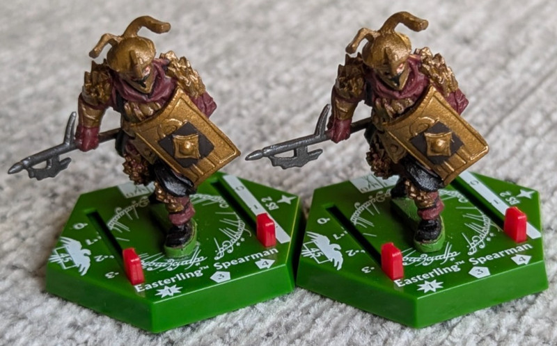 LotR Easterling Spearmen (BS2)x2, Haradrim Archer (TT18)x1 Miniatures Games OOP