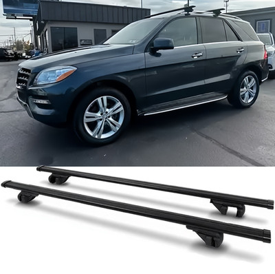 53'' Top Roof Rack Cross Bars Luggage Cargo Carrier For Mercedes Benz ML350 ML550