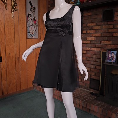 Vtg 80s Goth Dolly Kinderwhore Babydoll Zum Zum Mini Party Emo Prom Dress  S/M | eBay