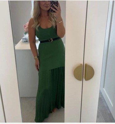 NWT_ZARA WOMAN SS25 LONG PLEATED KNIT COMBINATION DRESS GREEN 4192/055/500 S,M,L | eBay NWT_ZARA WOMAN SS25 LONG PLEATED KNIT COMBINATION DRESS GREEN 4192/055/500 S,M,L | eBay