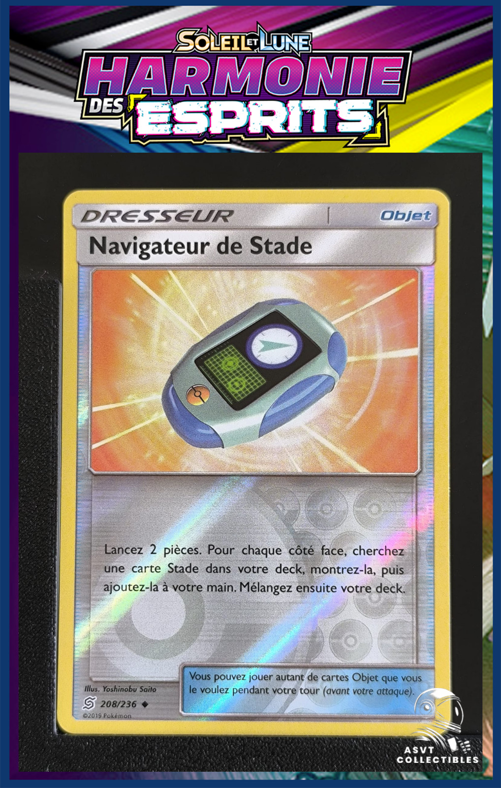 Pokémon Navegador Estadio 208/236 Reverso SL11 Armonía Espiritual FR