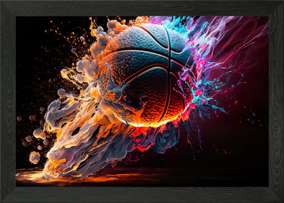 Bounce and Shoot Gerahmtes Wandbild Poster Leinwanddruck Bild