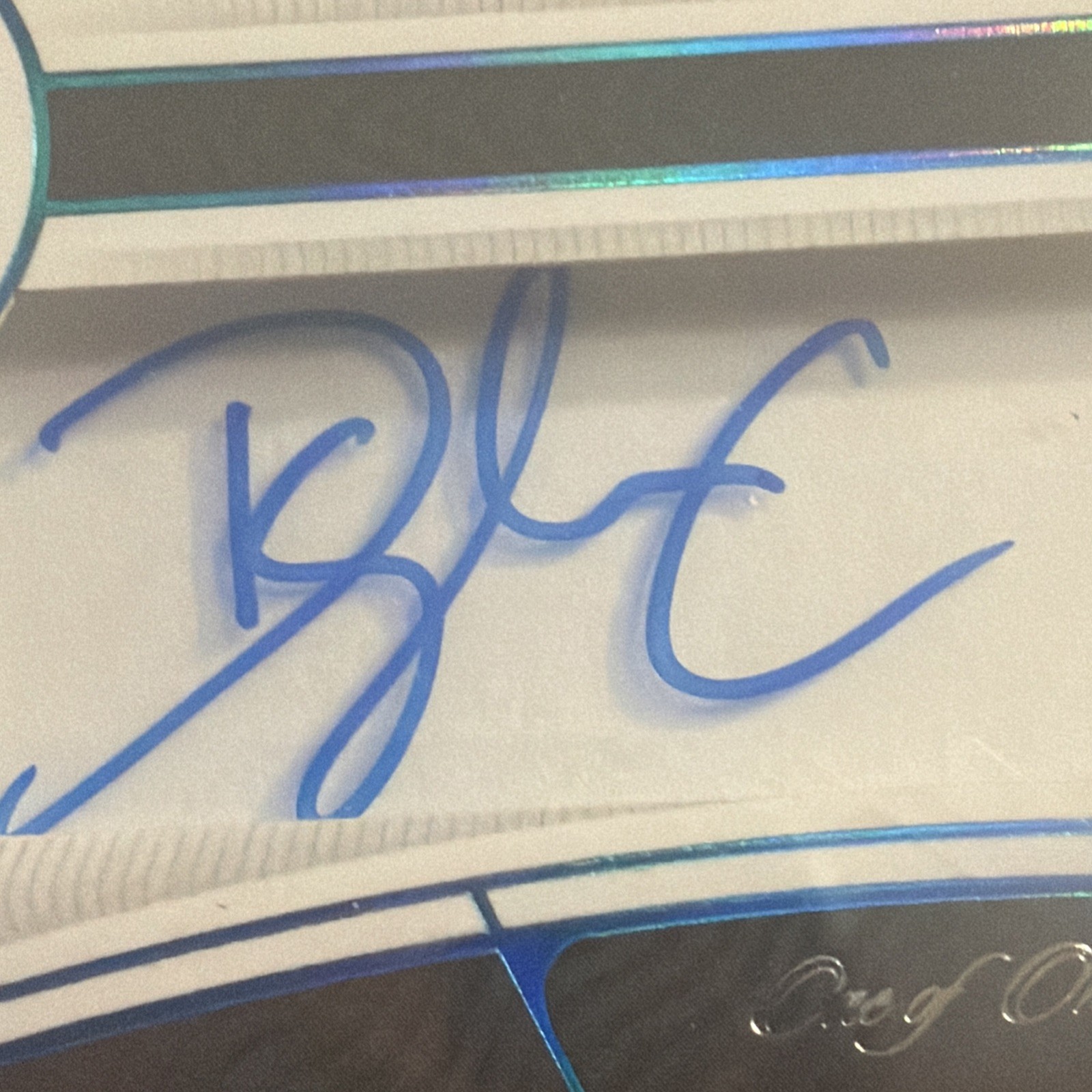 2022 National Treasures Dylan Cease Jumbo Gear Signatures Platform 1/1 White Sox view 5