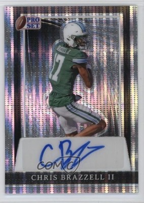 2024 Leaf Pro Set Metal Silver Pulsar /10 Chris Brazzell II #PA-CB2 Auto 13ux
