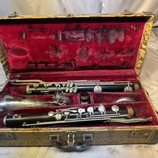 Noblet Wood Bass Clarinet Serial Number: 1014