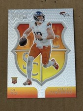 2024 Select Certified Bo Nix Insert Rookie Card 4 Broncos RC