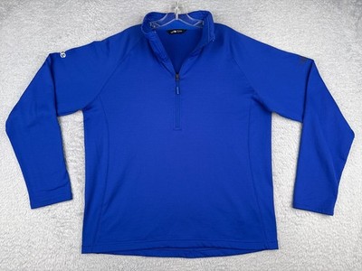 The North Face Sweater Men Extra Large Sweatshirt 1/4 Zip Mock Neck Polyester