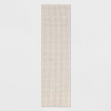 2'x7' Washable Solid Machine Tufted Runner Rug Tan - Made By Design