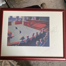 Artist Jeff Leedy "Counsel Approaching The Bench" Limited Edition 24" X 18" 