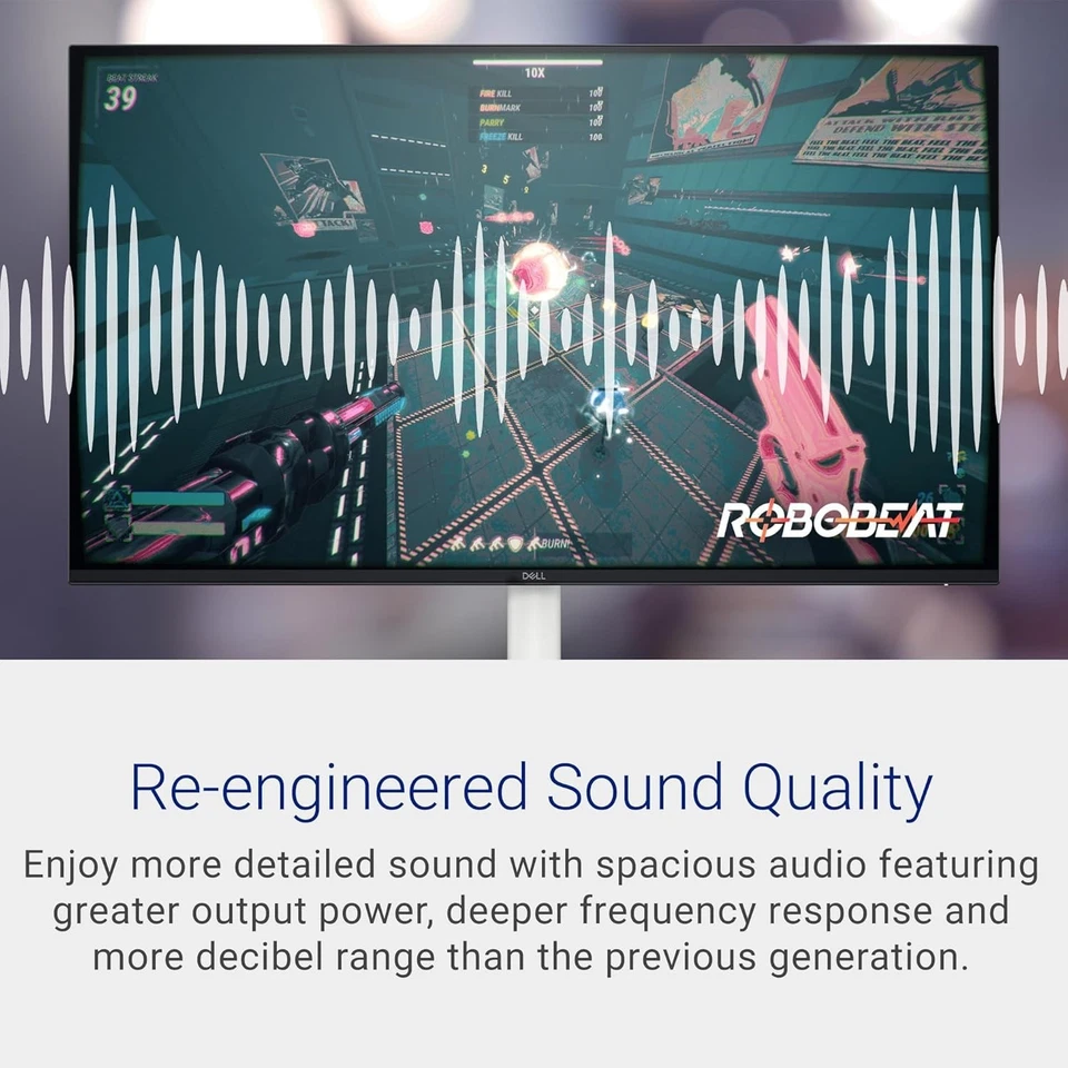 S2725H 27 Inch Full HD (1920x1080) Monitor, 100Hz, IPS, 4ms, 99% sRGB,... - Image 3 of 4