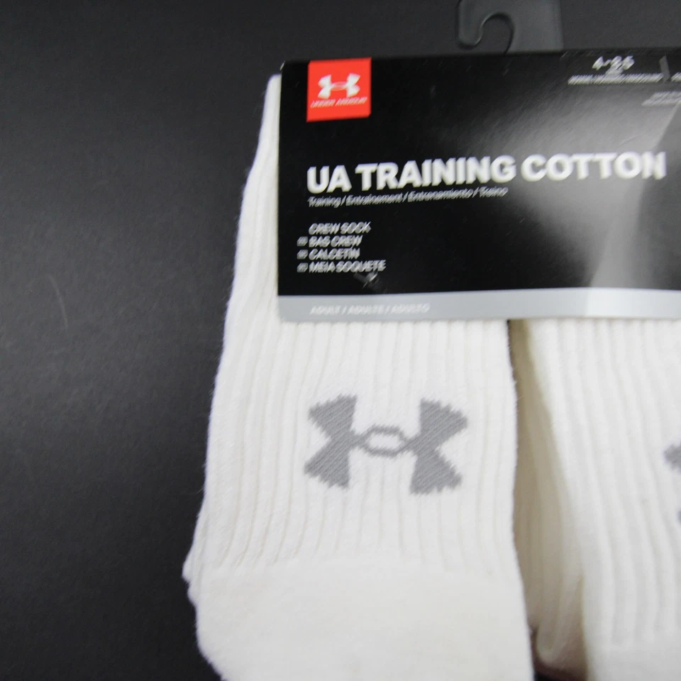 Calcetines Under Armour Hombre Blancos Nuevos con Etiquetas Foto 4 de 4
