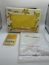 NUEVO Nintendo 3DS XL Edición Pikachu Caja, Manual, ¡SOLO INSERTOS! Sin sistema